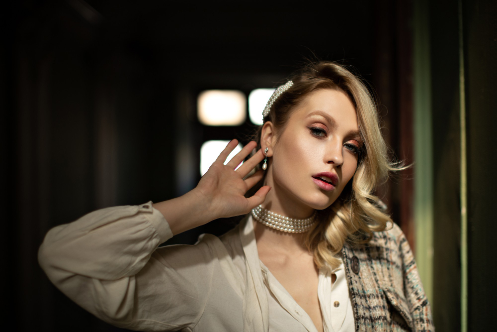 Kolczyki w stylu glamour