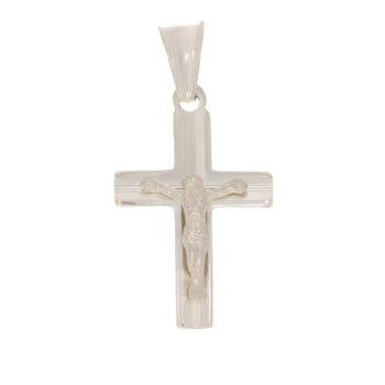 Srebrny krzyżyk z wizerunkiem Pana Jezusa