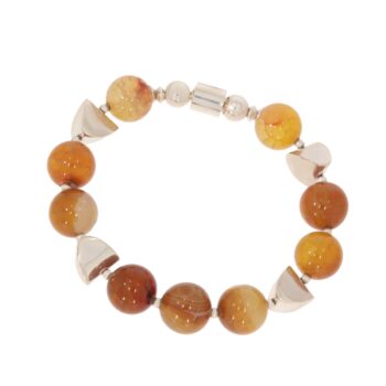 Bransoletka z agatami