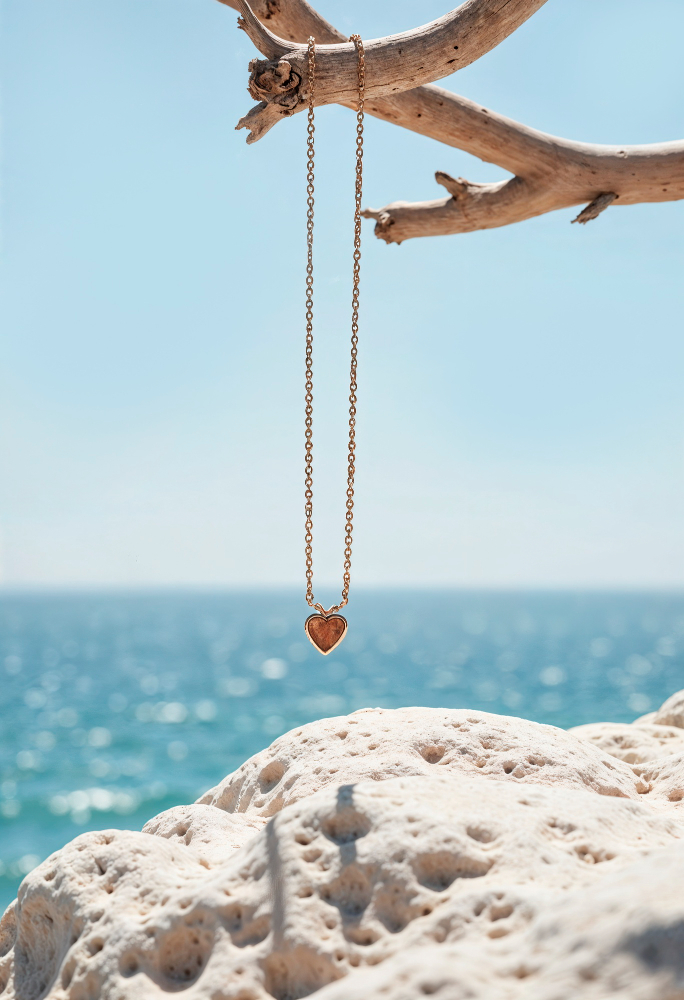 naszyjnik z sercem