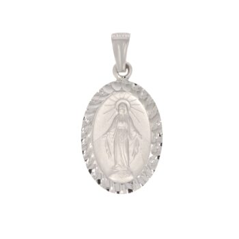 Srebrny medalik Niepokalanego Poczęcia "Cudowny"
