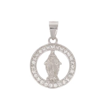 Srebrny medalik MB Niepokalanego Poczęcia "Cudowny"